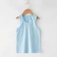 thumbnail image 2 of KAUOD Toddler Kids Girls Athletic Dance Tank Top Racerback Crop Tank Top Soild Sleeveless Dance Top Tees for Teenagers Girls, 2 of 4