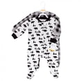thumbnail image 2 of Hudson Baby Infant Boy Premium Quilted Zipper Sleep and Play, Bear Gray Black, 6-9 Months, 2 of 4