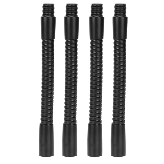 Manguera de lámpara de cuello de cisne, accesorios de iluminación de manguera Flexible de calibre de 10mm de aluminio, 4 Uds.