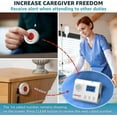 thumbnail image 2 of SYNLETT Caregiver Pager for Elderly Adults Nurse 6 Call Buttons for Elderly at Home Seniors Patients Nurse Call Light Monitoring System Alert Button Bed Alarm Buzzer Emergency Clinic, 2 of 6