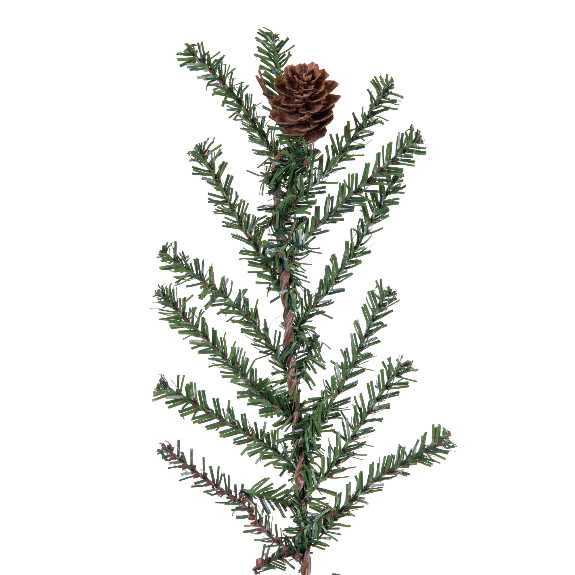 Vickerman 42" Caramel Pine Artificial Christmas Tree Unlit, Seasonal Indoor Home Decor with Decorative Burlap Base - image 3 of 3