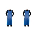 thumbnail image 4 of Moyic 100 unids/set delantal de plástico PE impermeable y a prueba de aceite para restaurante delantales desechables cuidado Personal azul azul 2Conjunto, 4 of 6