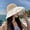 Beige, variant on Women's Foldable Straw Bucket Hat - UPF50 Soft Brim UV Sun Hat for Outdoor & Travel