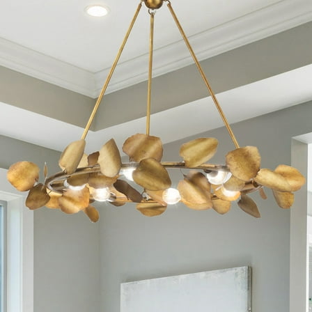 Luxury Eclectic Chandelier, Gold Ombre, UHP4991