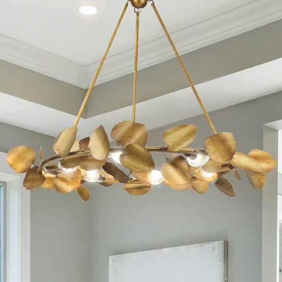 Luxury Eclectic Chandelier, Gold Ombre, UHP4991