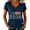 1-Navy, variant on Alun 250 Years of Freedom T-Shirts for Women Summer Casual V-Neck Short Sleeved American Flag Graphic Tee Soft Comfort Independence Day Tops for Commemorate Celebrate 2-Navy XL