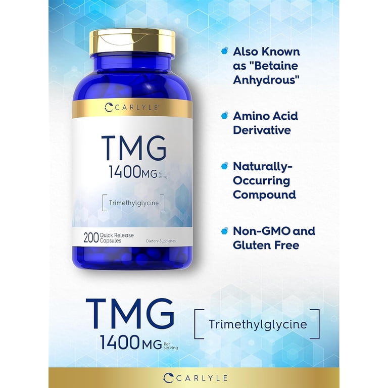 tmg and glutathione TMG, 500 mg, 60 Liquid Vegetarian Capsules The mechanisms of action and