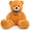 Orange, variant on MaoGoLan 35'' Brown Footprints Teddy Bear Stuffed Animal Giant Teddy Bear Plush Toy