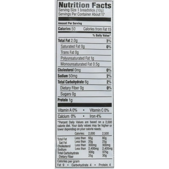 stella-d-oro-breadsticks-nutrition-facts