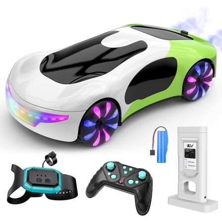 Gesture Sensing Remote Control Car - 2.4GHz Drift RC Stunt Car with Light Spray & Music,360° Rotate Hobby RC Cars Toy for Kids 8-12