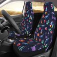 thumbnail image 2 of Pofeuu Space Dinosaur Print Automotive Car Seat Covers Flat Cloth Full Set Seat Covers,Car Seat Covers front seats for Cars Trucks and SUVs(Two packs), 2 of 7