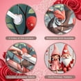 thumbnail image 4 of Red Heart Valentine's Day Banner Romantic Heart Backdrop Pink Background Gold Leaves Love Display for Valentine's Day Party Romantic Date Photo Shoot, 4 of 9