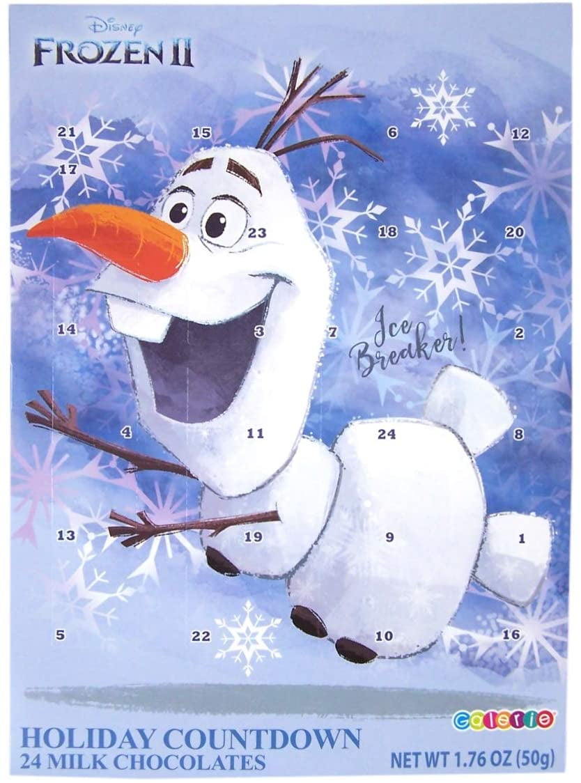 Disney Frozen 2 Milk Chocolate Candy Filled 2019 Christmas Advent