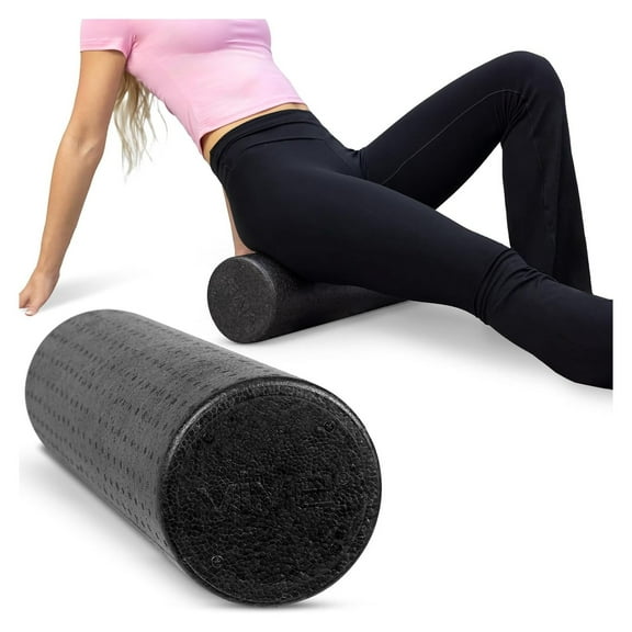 High Density Foam (18 inch) - Large Foam for Exercise, Physical Therapy, Yoga, Pilates, Stretching - Massager for Trigger Point, Deep Muscle Massage, Myofascial Release