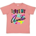 thumbnail image 3 of Inktastic I Love my Auntie- 80s retro style Boys or Girls Toddler T-Shirt, 3 of 5