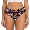 thumbnail image 1 of Balery Fire and Rescue Truck Ropa Interior de Algodón para Mujer con Dibujo – Braguitas Cómodas y Elásticas, Estilo Clásico-XX-Large, 1 of 6