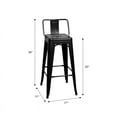 thumbnail image 2 of Marais A Bar Stool with Low Back, 2 of 2