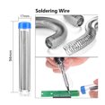 thumbnail image 3 of Tignapoo 60W Adjustable Temperature Soldering Iron Kit with 5 Tips, Solder Sucker, Tweezers, Stand, Wire Cutter, PU Bag, 110V for DIY & Repairs, 3 of 7