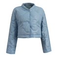 thumbnail image 3 of Vedolay Coat for Women Winter Casual Business Button Cardigan Coat Blue,S, 3 of 4