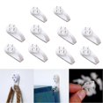 thumbnail image 2 of 10pcs Mini Powerful Tracelss Wall Mounted Hanging Nail Hooks Removable HangerL, 2 of 5