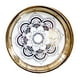 thumbnail image 1 of pequeño de cerámica de estilo europeo, Moasic, bandeja de joyería , vajilla, de comedor pa el con adornos dorados pa Estilo-02 Soledad platos de cerámica para cocina, 1 of 10