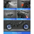 thumbnail image 5 of DYU 14" Folding Electric Bike for Adults Teens, 500W Peak Motor 36V/7.8AH Battery, Commuter City Ebike, UL2849, 5 of 10