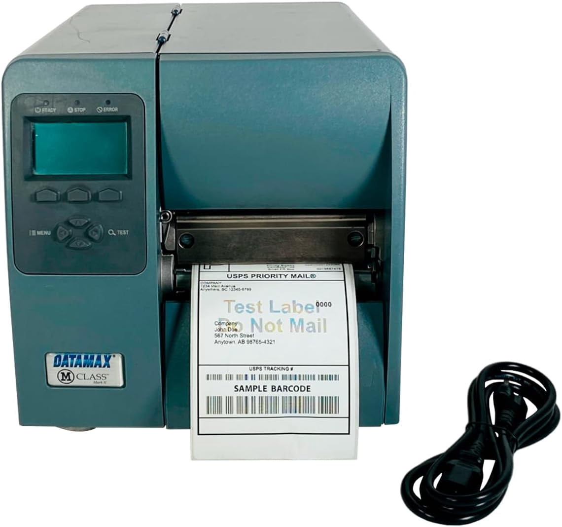 Datamax Labeler Restored Tekswamp Datamax M-4206 M-Class Mark II Industrial Thermal ...
