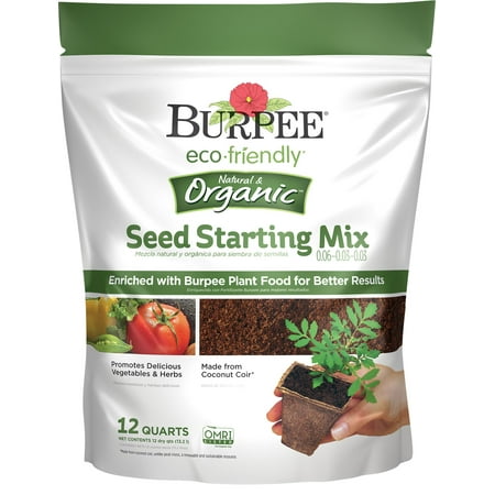 Burpee Eco-Friendly Natural & Organic Seed Starting (Best Seed Starting Mix For Tomatoes)