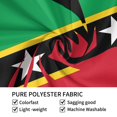 thumbnail image 3 of Wall Hanging Tapestry Flag Of Saint Kitts And Nevis Daily Decorative Tapestry For Bedroom Living Room 60 X 80 Inches, 3 of 6