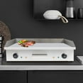thumbnail image 4 of TFCFL 28.7" Commercial Electric Countertop Griddle Flat Top Grill BBQ Hot Plate for Eggs Pancakes Hamburgers 110V 3KW, 4 of 12