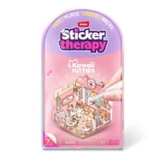 Sticker Therapy Kawaii Kitties by ZURU – Calming Peel-and-Place Sticker Set for Kids Ages 6+