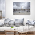 thumbnail image 3 of Designart Spring Storm in Uruguay Panorama - Bridge Throw Pillow - 18x18, 3 of 4