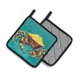 thumbnail image 2 of Carolines Treasures MW1322PTHD Crab Tunnel Pair of Pot Holders, 2 of 4