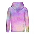 thumbnail image 7 of Mercatoo Cute Tie Dye Cotton Hoodies for Teen Girls Fleece Warm Pullover Hoodie Long Sleeve Trendy Gradient Color Sweatshirts, 7 of 7