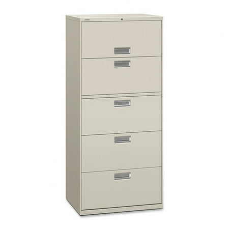HON 600 Series 30'' W Five-Drawer Lateral File with Posting Shelf