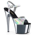 thumbnail image 2 of ADORE-709HGCH, 7" Heel 2 3/4" Platform Ankle Strap Sandal, 2 of 2