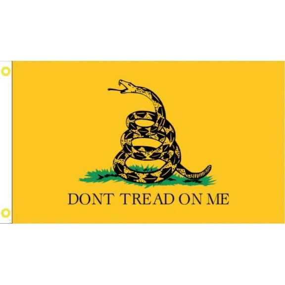 Gadsden Double Sided 3'X5' Flag Rough Tex® Knit Nylon