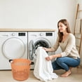 thumbnail image 4 of Cesto de plástico para ropa sucia | Contenedor abierto con asas | Cesto de ropa para toallas y ropa de cama | Organización del hogar para dormitorio, armario y lavadero, 4 of 6