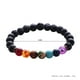 thumbnail image 3 of Pulsera de cuentas de lava natural elástica, joyería, brazalete con cuentas, regalo, 3 of 9