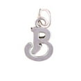 thumbnail image 1 of Sterling Silver 24" 1.2mm Box Chain Scrolled Letter B Pendant Necklace, 1 of 2