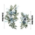 thumbnail image 3 of HomeDM Set of 2 Artificial Flower Swag for Wedding Welcome Signs Floral Decorations, Wedding Arch Faux Flowers for Wedding Ceremony and Reception Backdrop Decor, 3 of 6