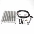 thumbnail image 5 of 8 Row Transmission Oil Cooler Kit Aluminum Car Radiator Universal Replacement -, 5 of 5