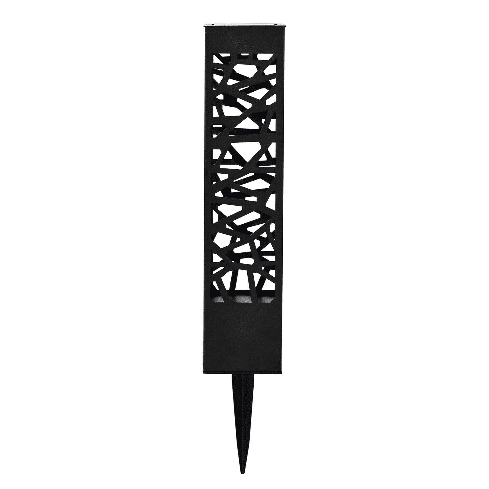 Tommy Bahama LED Solar Bollard Path Walkway Lights, Graphite Black