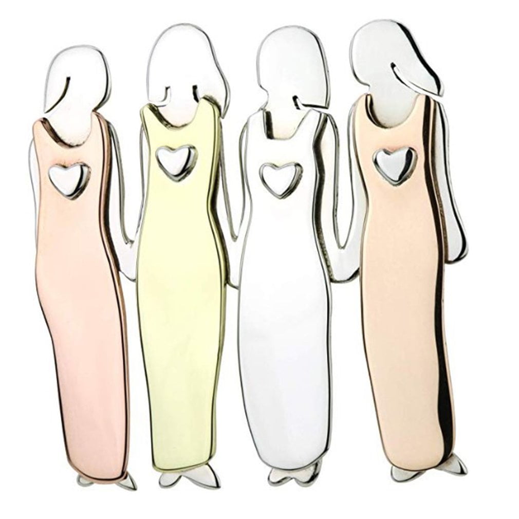 2 3 4 5 6 Charm Women Pins Best Friends Sister Brooches Cute Pin Jewelry Gifts Gold Walmart Canada