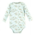 thumbnail image 4 of Hudson Baby Cotton Long-Sleeve Bodysuits, 5-Pack, Newborn- 24 Months, 4 of 7