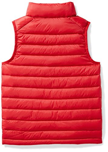 Essentials Boys Light-Weight Water-Resistant Packable Puffer Vest 