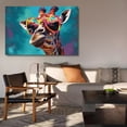 thumbnail image 6 of Cool Giraffe Sunglasses Digital Wall Art Canvas Poster Bedroom Decor Sports Landscape Office Room Decor Gift,Frame-style,20x30inch(50x75cm), 6 of 8