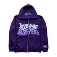 thumbnail image 1 of MHFRRA Sudaderas con Capucha de Moda para Hombre, Sudaderas Estampadas Elegantes para Uso Casual y Actividades Al Aire Libre, Prendas de Vestir Cómodas y Versátiles para Uso Diario y Deportes Púrpura, 1 of 2