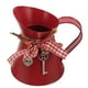 thumbnail image 1 of Flower Vase Rustic Flower Bottle with Handle Artificial Flower Arrangement Container, 1 of 4
