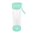 thumbnail image 4 of Clear Water Bottle 14oz / 410ml Wide Mouth Glass Bottles with Strap, Lids for Juicing, Smoothies, Infused Water, Beverage Storage, Blue, 4 of 7